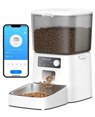 ONEISALL 3,5L Automatische Voederdispenser WiFi Hond en Kat