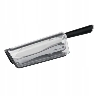 TEFAL Santokumes Eversharp met Slijper 16.5 cm Zwart