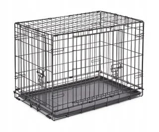 NEW WORLD B30DD Hondenbench Kleine Rassen 76cm Dubbele Deur — miniatuur 1