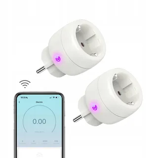 UCOMEN Slimme WiFi Stopcontacten Stroommeting Alexa 2 Stuks — miniatuur 1