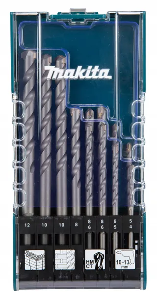MAKITA Steenboorset 12-delig 4-12mm
