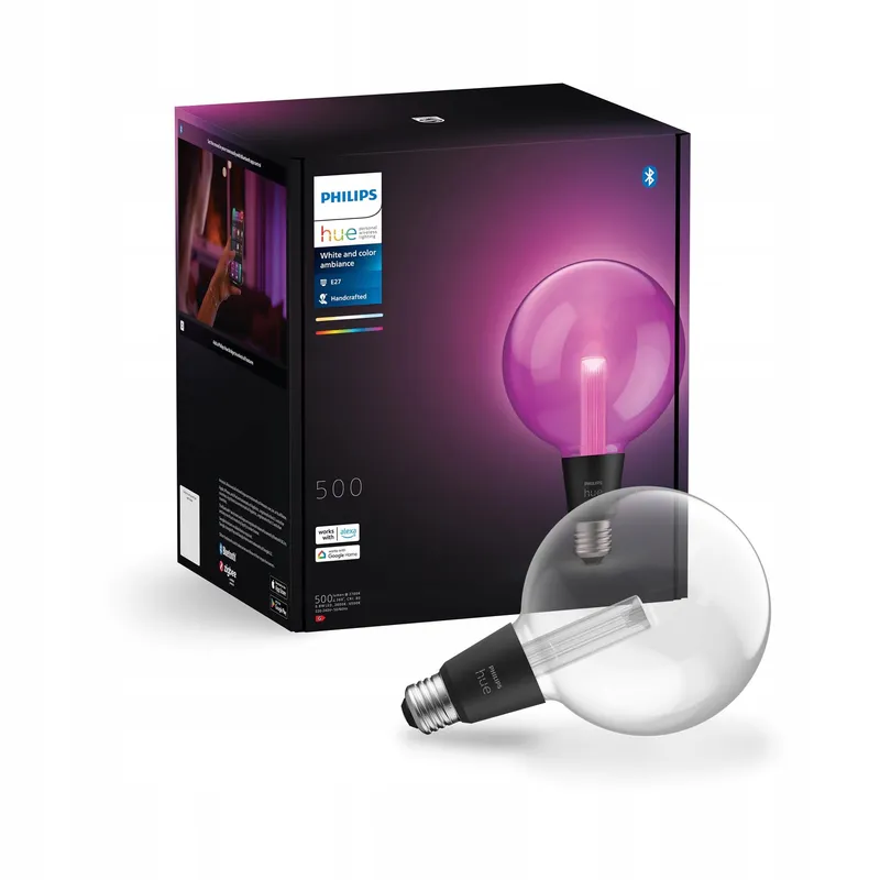 PHILIPS Hue Lightguide Grote Lamp G125 Wit en Kleur Bluetooth — foto 1