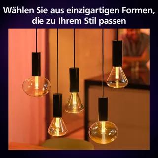 PHILIPS Hue Lightguide Grote Lamp G125 Wit en Kleur Bluetooth — miniatuur 3