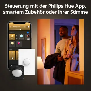 PHILIPS Hue Lightguide Grote Lamp G125 Wit en Kleur Bluetooth — miniatuur 5