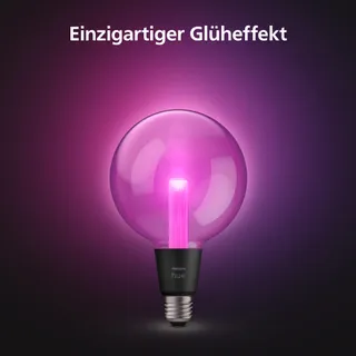 PHILIPS Hue Lightguide Grote Lamp G125 Wit en Kleur Bluetooth — miniatuur 2