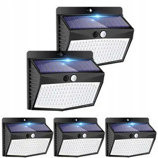 PEASUR Solarlampen Buiten Met Bewegingsmelder 138 LED 3 Modi Waterdicht