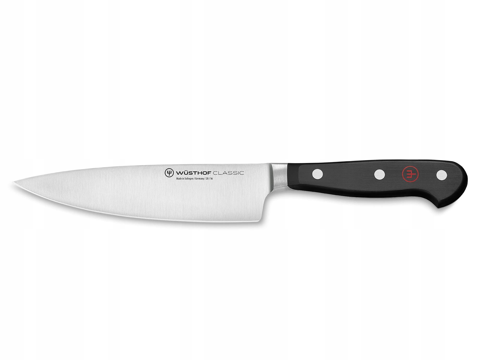 WÜSTHOF Classic Koksmes 16 cm Zwart Zilver