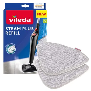 VILEDA Steam Microvezel Navulling voor Alle Vloeren 2 Stuks