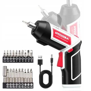 HYCHIKA Accuschroevendraaier 6Nm 2000mAh 3,6V Li-Ion 20 Accessoires LED
