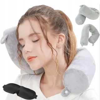 HXCRXST Reiskussen Memory Foam Nekondersteuning Verstelbaar
