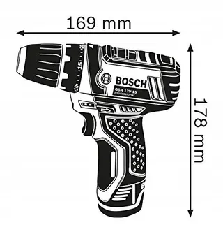 BOSCH Professional Accuschroevendraaier 12V 2x2.0Ah Accessoireset