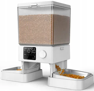 ONEISALL 5L Automatische Voerdispenser Kat met RVS Bak