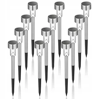 GIGALUMI LED Solarlamp Tuin Terras 12 Stuks Waterdicht