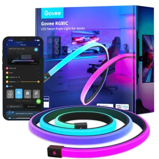 GOVEE RGBIC 3M LED Strip voor Gaming Bureau Razer Chroma Compatibel