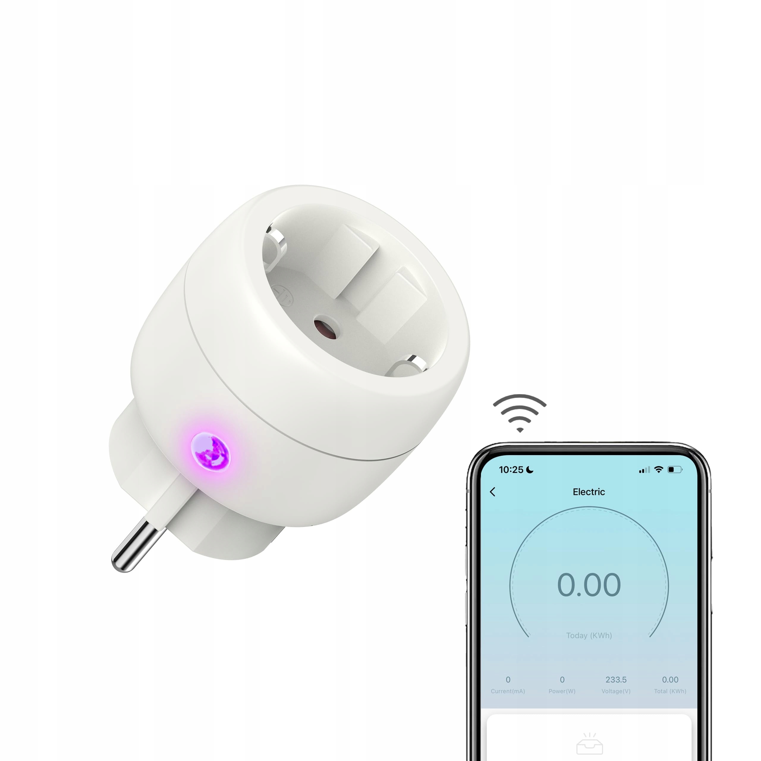 UCOMEN Slimme WiFi Stopcontact Energiemeting Compatibel Alexa