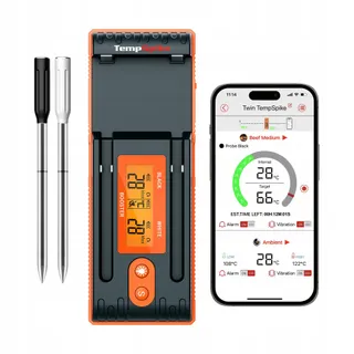 THERMOPRO Twin TempSpike Bluetooth Vleesthermometer Oven Grill
