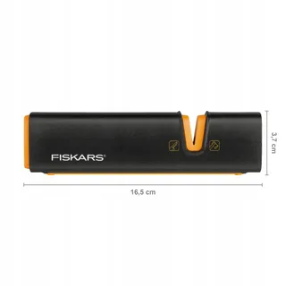 FISKARS Bijl- en Messenslijper Keramisch Zwart/Oranje