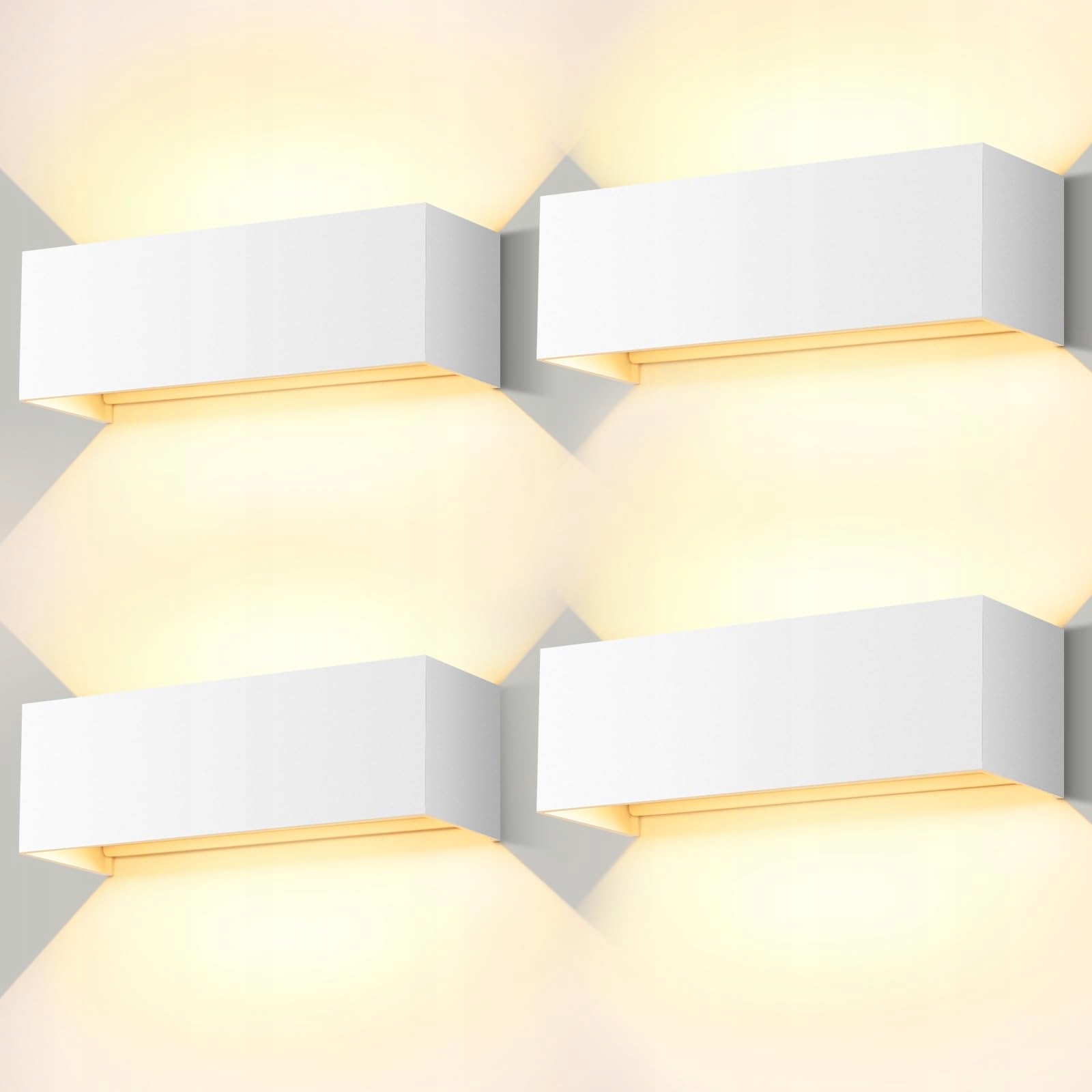 LEDMO Wandlampen LED 30W 4-pak Wit Binnen Buiten 3000K IP65