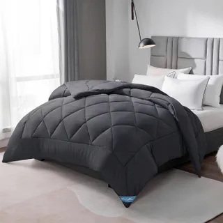 WAVVE Dekbed 200x200cm 4 Seizoenen Microvezel Grijs