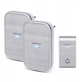 AIGOSTAR Draadloze Deurbel Waterdicht LED 36 Melodieën 150m