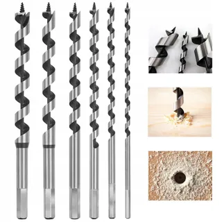 FLINTRONIC Houtborenset 6 Stuks Slangenboor 6-16x230mm