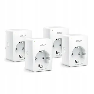 TP-LINK Tapo P100 Slim Stopcontact 4-pak Alexa Google Compatibel