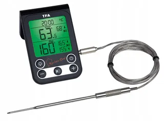 TFA DOSTMANN Digitale Vleesthermometer Grill Alarm Zwart