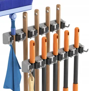 LIFEWIT Bezemhouder Antislip Organizer voor Keuken Garage