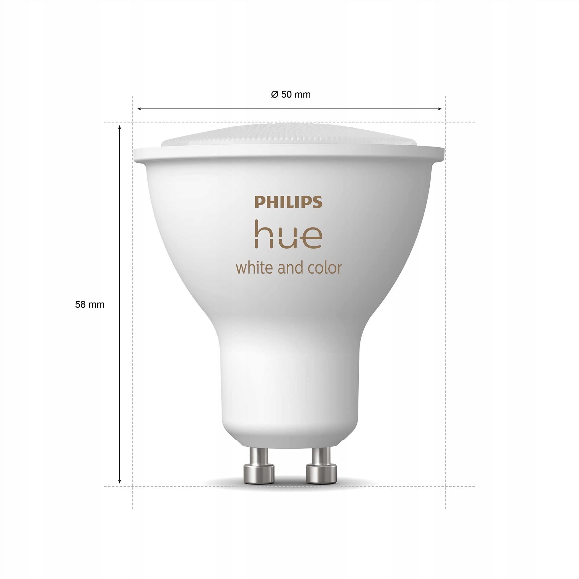 PHILIPS Hue White Color Ambiance GU10 LED 3 stuks Slimme Verlichting