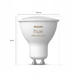 PHILIPS Hue White Color Ambiance GU10 LED 3 stuks Slimme Verlichting