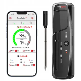 THERMOPRO Vleesthermometer Draadloos Bluetooth Grill IP67 150m