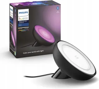 PHILIPS Hue White Ambiance Bloom LED Lamp Zwart App Bediening