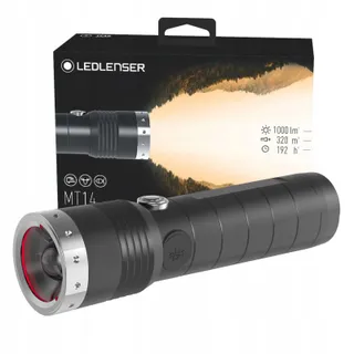 LEDLENSER MT14 LED Zaklamp Oplaadbaar 1000 Lumen 320m 192h