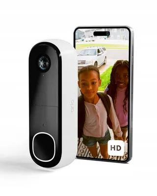 ARLO Draadloze Videodeurbel HD 1080p Bewegingsdetectie Alexa