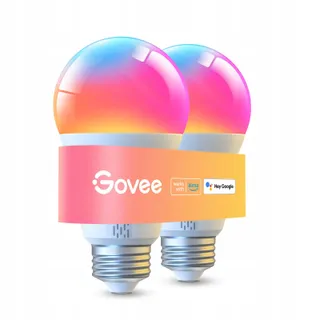 GOVEE Smart Gloeilamp E27 1000LM RGBWW WiFi Bluetooth 2 Stuks