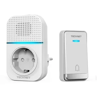 TECKNET Draadloze Deurbel Batterijloos Waterdicht