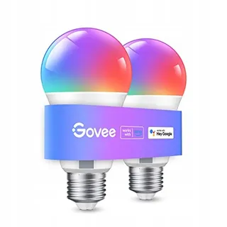 GOVEE Slimme Lamp E27 LED RGBWW 800LM Set 2 Stuks Alexa Google