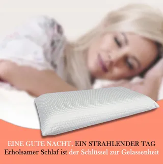 SABEATEX Orthopedisch Nekkussen Visco Memory 70x35x13cm Wit — miniatuur 5