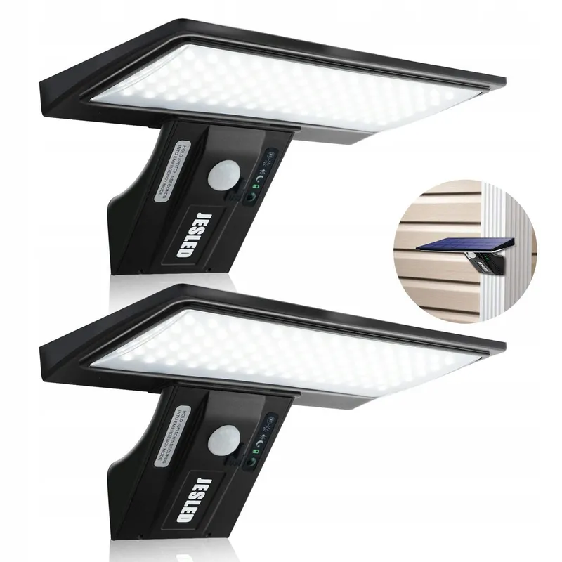 JESLED Solarlamp Buiten 90 LED Bewegingssensor Waterdicht — foto 1