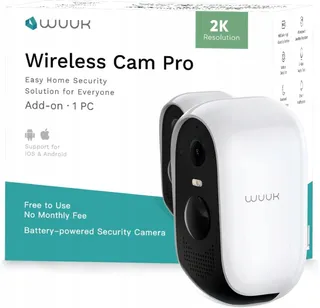 WUUK Beveiligingscamera Buiten 2K HD IP66 Alexa Google