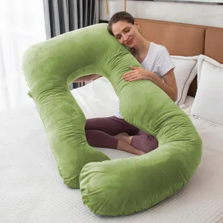 TAIBEST Zwangerschapskussen Memory Foam U-vormig Voor Zwangere Vrouwen — miniatuur 7