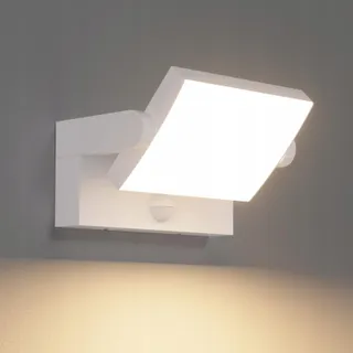 KLIGHTEN Buitenlamp 24W Met Bewegingsmelder IP65 Wit 3000K