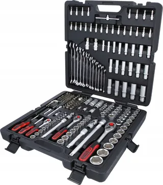 KS TOOLS 917.0216 Dopsleutelset 1/4"+3/8"+1/2" 216-delig