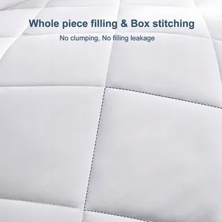 COZYLUX Dekbed 220x240cm Microvezel 300gsm 4 Seizoenen Wit — miniatuur 6