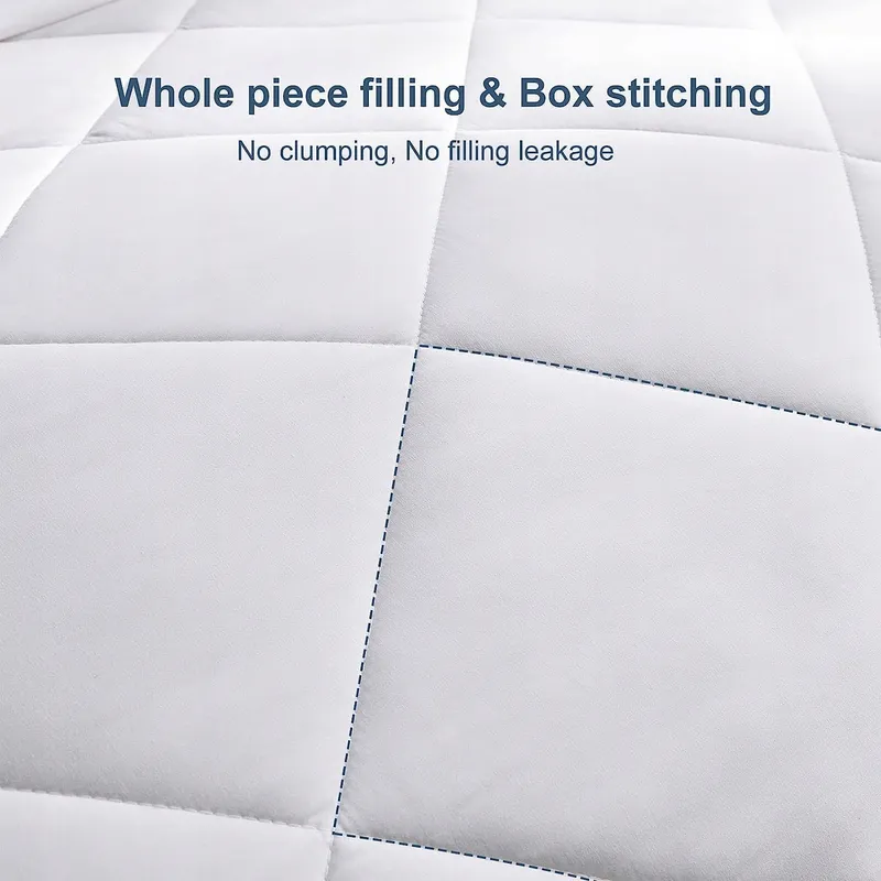 COZYLUX Dekbed 220x240cm Microvezel 300gsm 4 Seizoenen Wit — foto 6