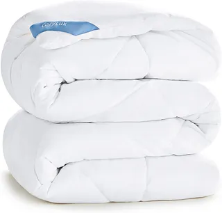COZYLUX Dekbed 220x240cm Microvezel 300gsm 4 Seizoenen Wit — miniatuur 1