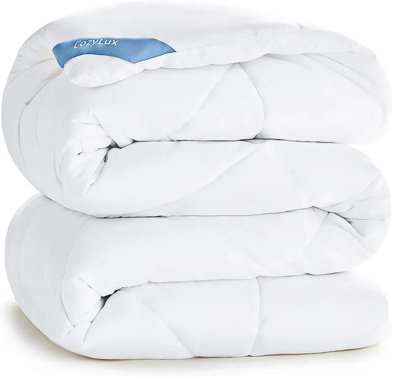 COZYLUX Dekbed 220x240cm Microvezel 300gsm 4 Seizoenen Wit — foto 1