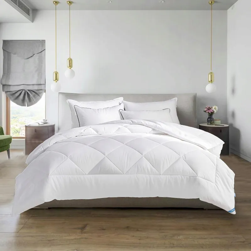 COZYLUX Dekbed 220x240cm Microvezel 300gsm 4 Seizoenen Wit — foto 2