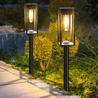 BITPOTT Solarlampen Tuin 2-pak Lange Werktijd IP65