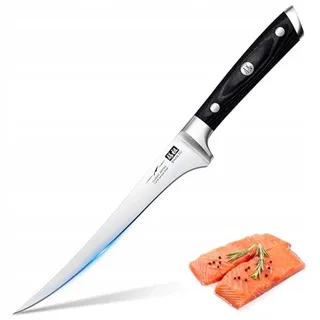 SHAN ZU Fileermes 18cm Duits Roestvrij Staal Ergonomisch Handvat